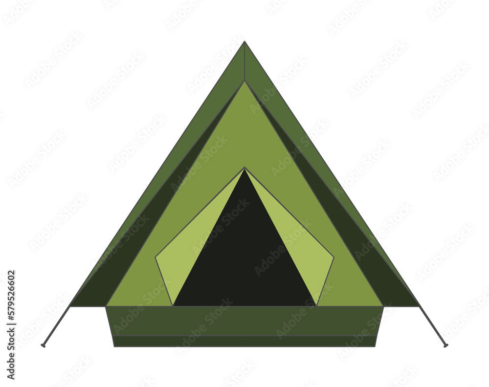 tent color icon illustration design art tent color icon illustration design art