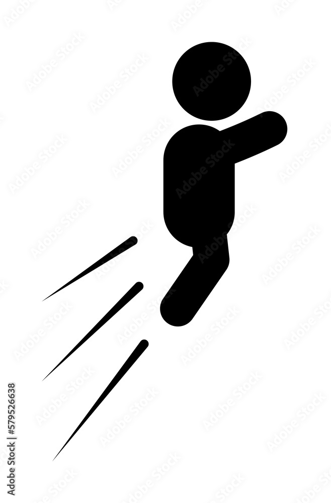 child is jumping icon illustration design art child is jumping icon illustration design art
