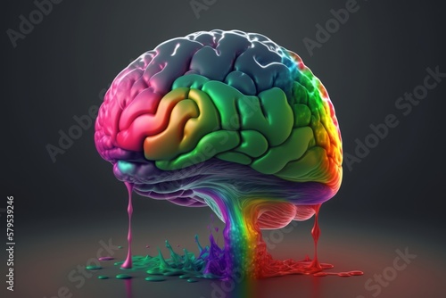 A colorful brain: diversity in thought, Generative AI