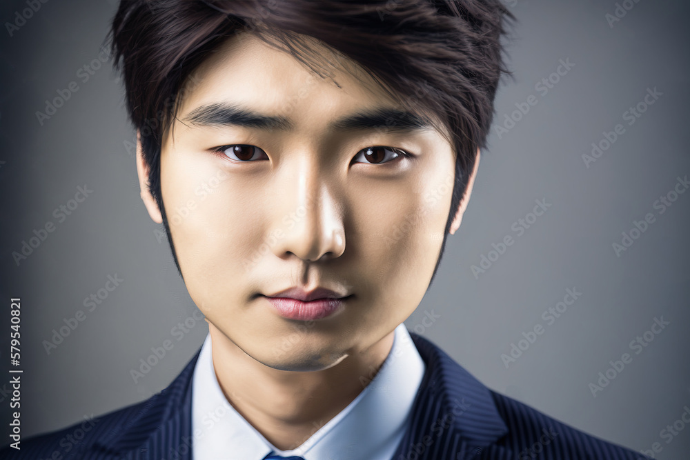 Portrait of successful asian businessman. Generative ai Portrait of successful asian businessman. Generative ai