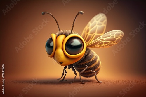 Cartoon Wasp Character (Cre...