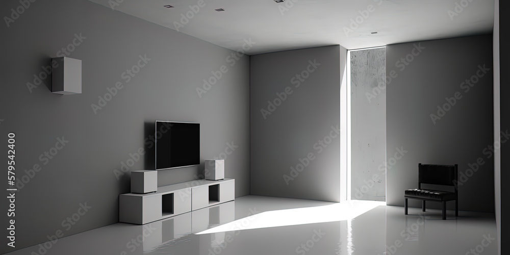 minimalist modern room render minimalist modern room render