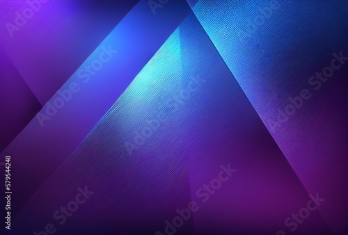 abstract purple and blue triangle geometric background wallpaper with light  generative AI