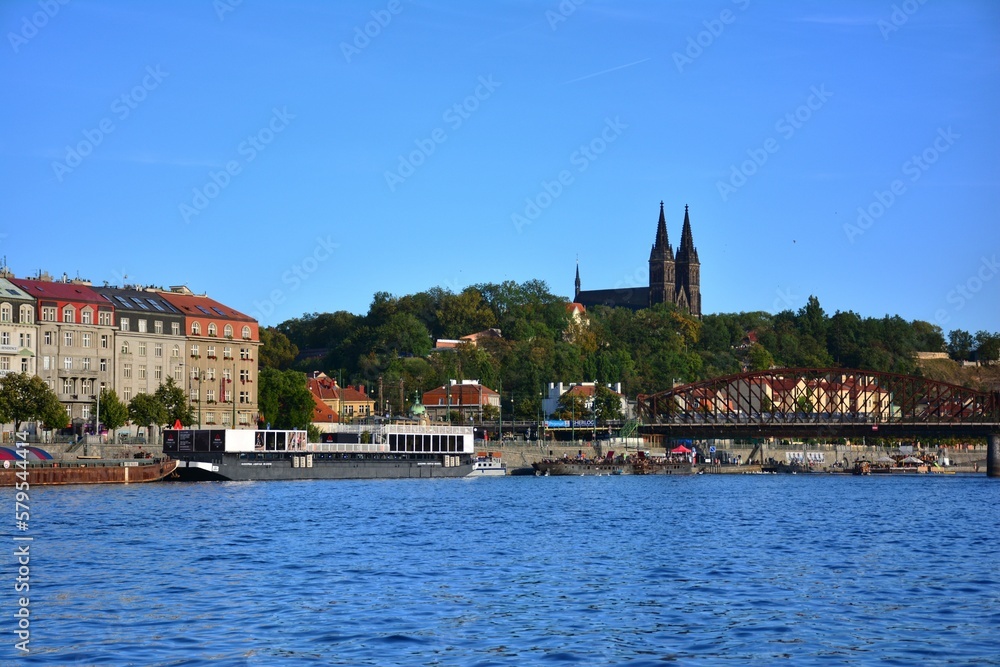 Danube River in Prague, Czech Republic