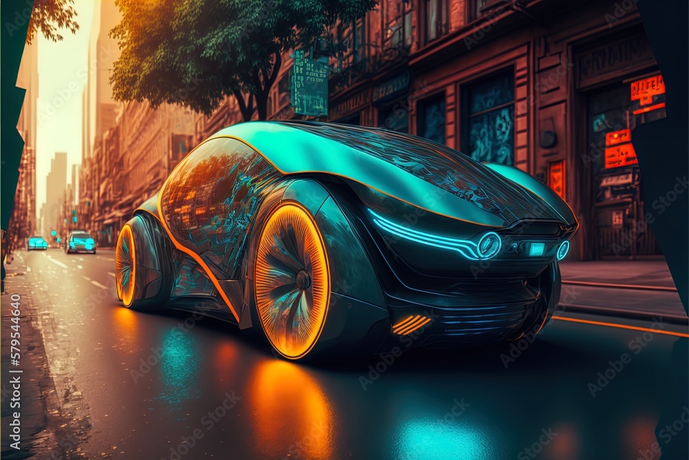 Autonomous driving in the Future of urban car mobility, AI car ...