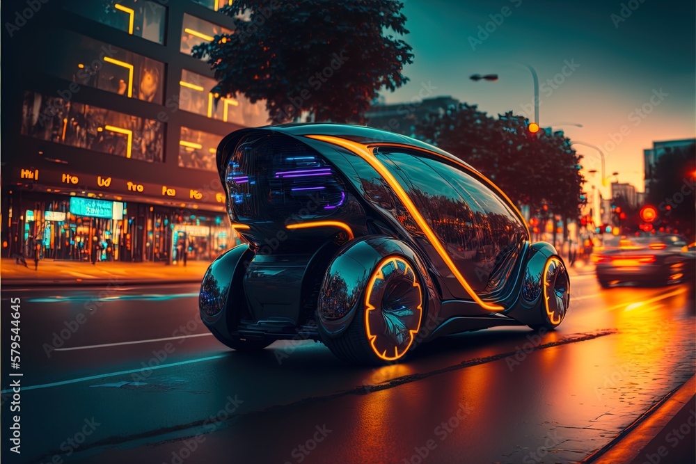 Autonomous driving in the Future of urban car mobility, AI car ...