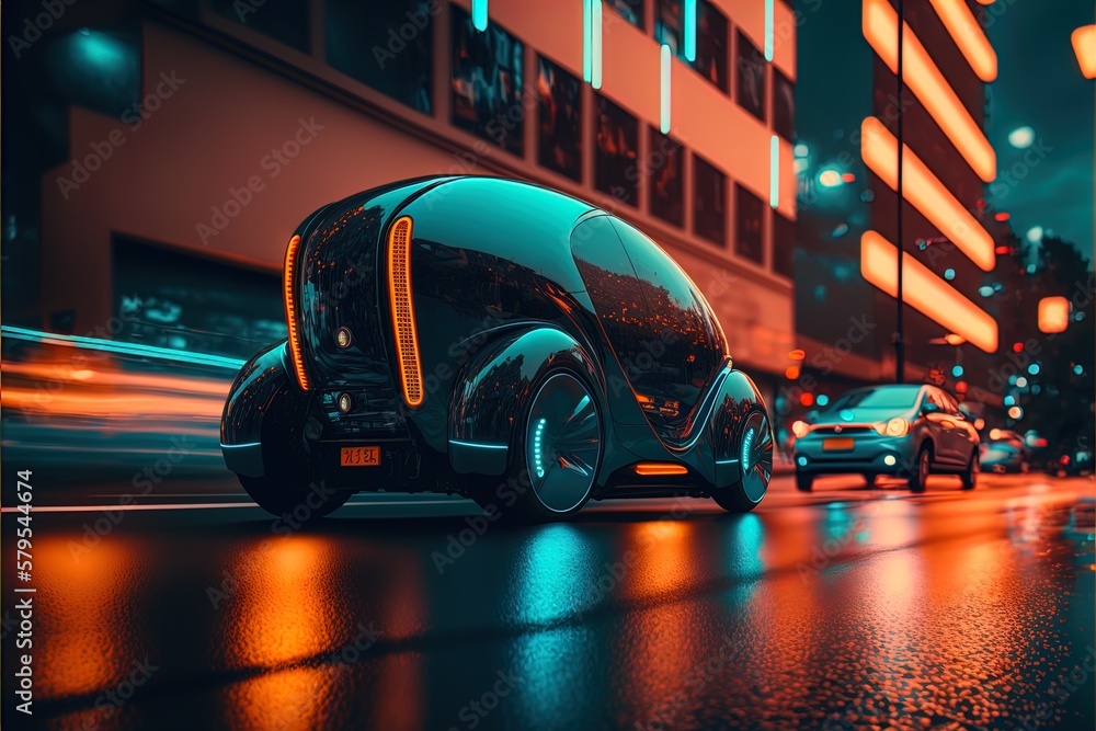 Autonomous driving in the Future of urban car mobility, AI car ...