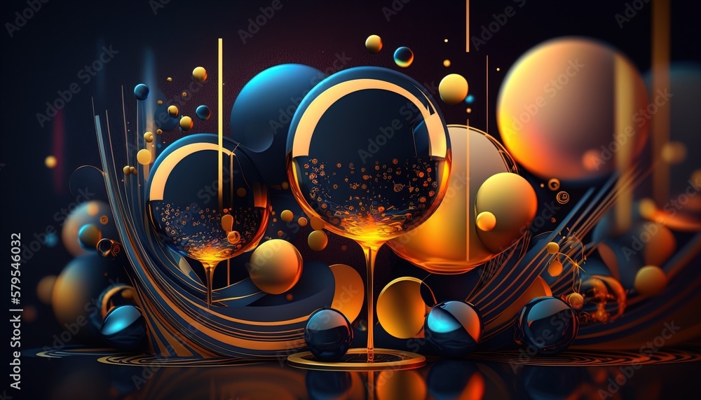 Celebration concept - abstract wallpaper about party, rave and fun in ...