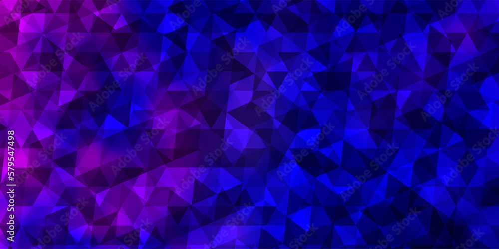 Dark Pink, Blue vector pattern with polygonal style. Dark Pink, Blue vector pattern with polygonal style.