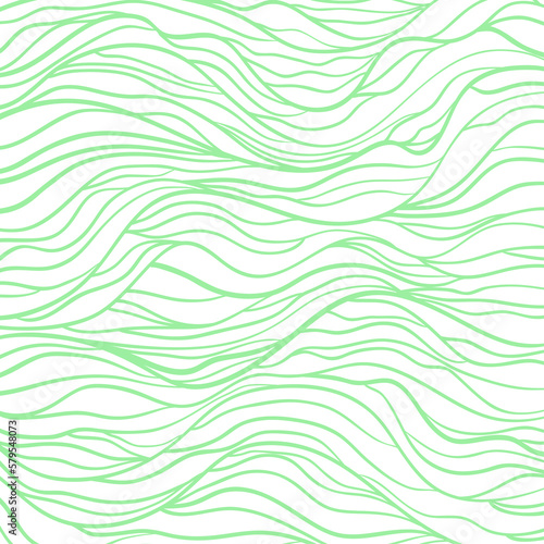 Wavy background. Hand drawn waves. Stripe texture with many lines. Waved pattern. Print for flyers, banners and textiles