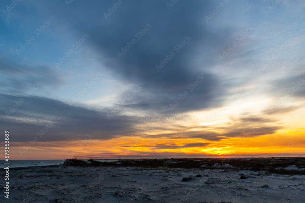 Obraz premium Seaside Evening Skies