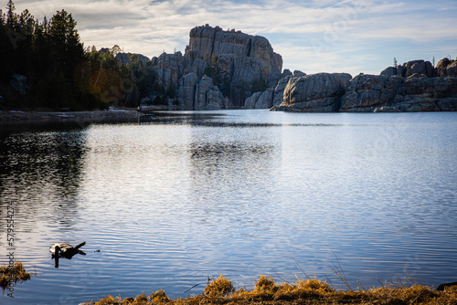 lake in the mountains
