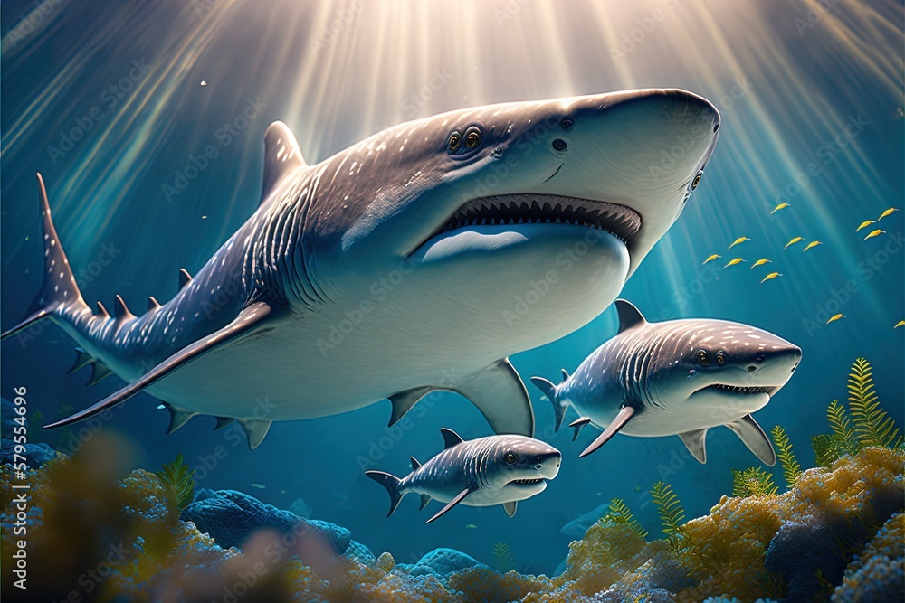 Shark mother love the loving relationship between parents and their