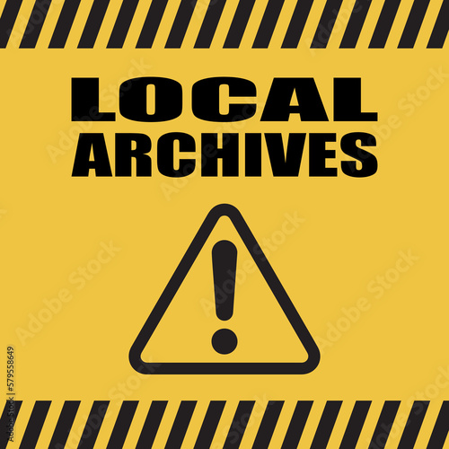 Logo archives. photo