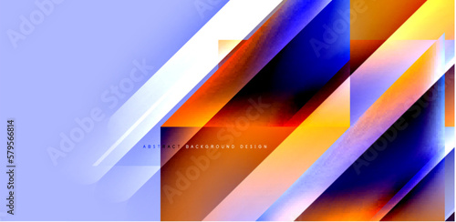 Dynamic bright lines abstract background, stripes with fluid colors, liquid gradients. Vector Illustration For Wallpaper, Banner, Background, Card, Book Illustration, landing page