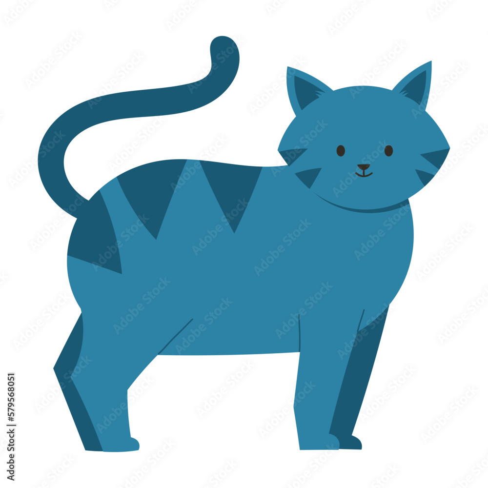 Obraz premium cute cat illustration
