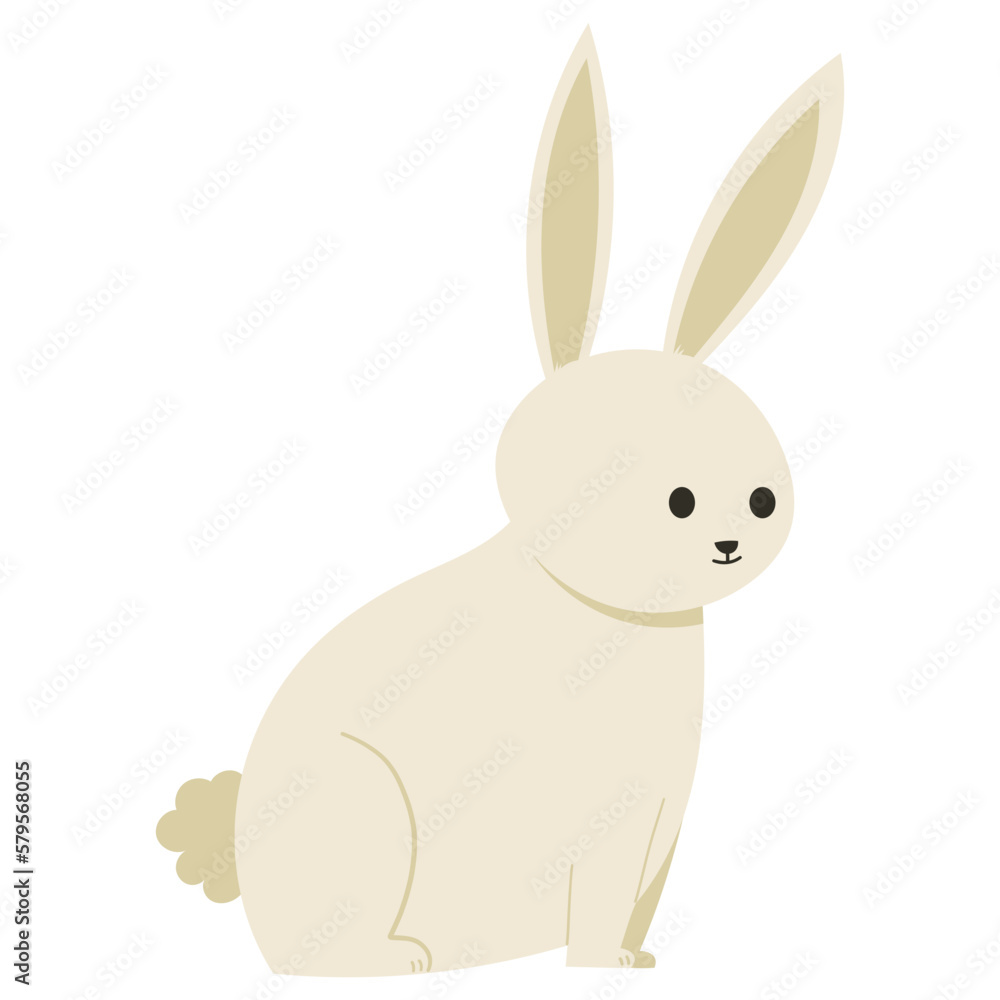 Obraz premium rabbit cartoon illustration