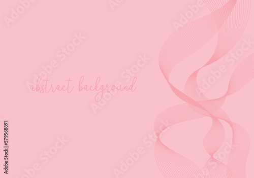 pink background with line wave fluid