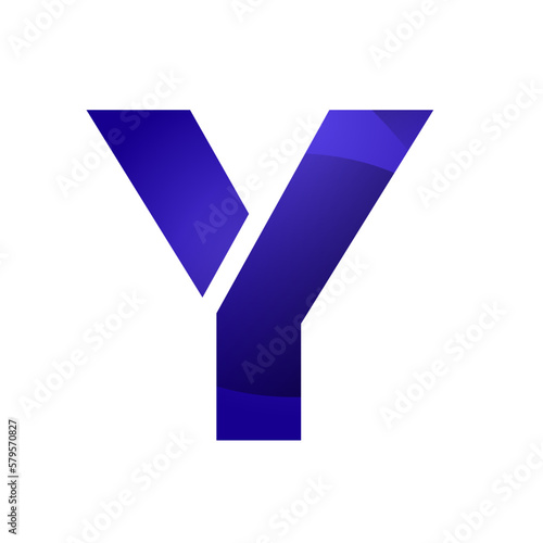 Stylish Letter Y Logo symbol icon for logo design templates
