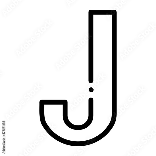 letter j icon