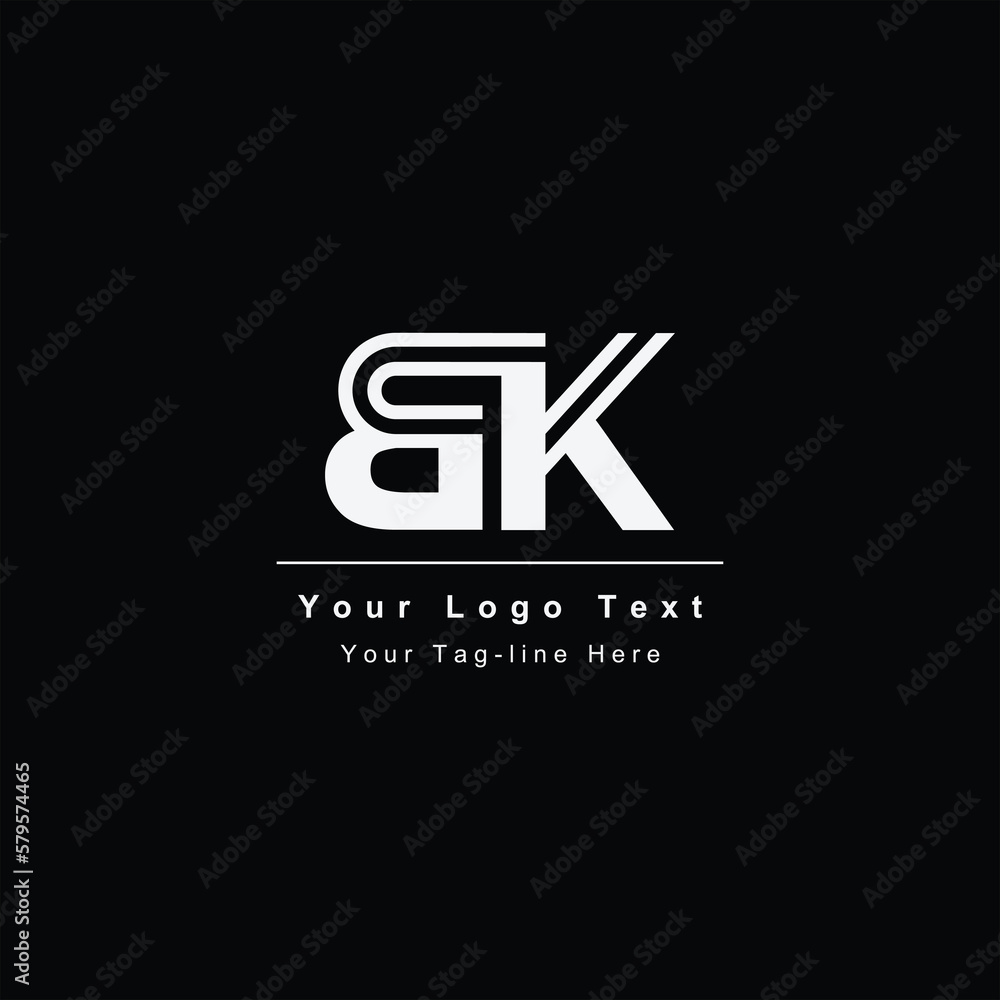 BK or KB letter logo. Unique attractive creative modern initial BK KB B K initial based letter icon logo BK or KB letter logo. Unique attractive creative modern initial BK KB B K initial based letter icon logo
