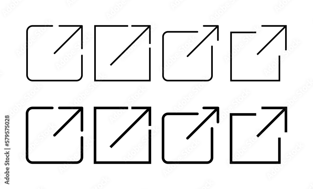 External link icon vector for web and mobile app. link sign and symbol. hyperlink symbol External link icon vector for web and mobile app. link sign and symbol. hyperlink symbol