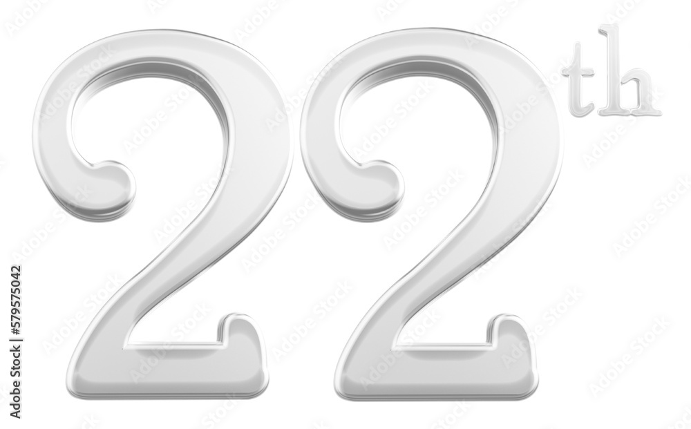 22 nd anniversary - white number anniversary 22 nd anniversary - white number anniversary