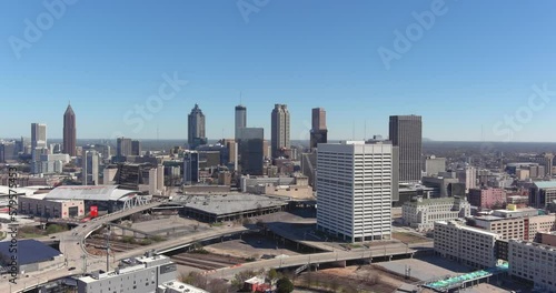 Wallpaper Mural 4k aerial of downtown Atlanta, Georgia Torontodigital.ca