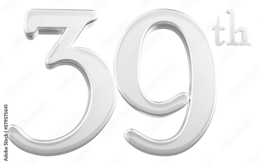 39 th anniversary - white number anniversary 39 th anniversary - white number anniversary
