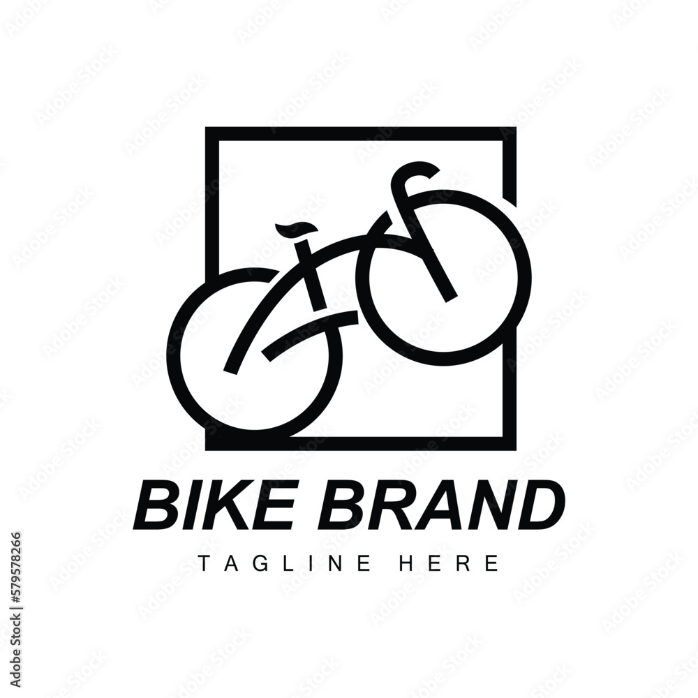Bicycle Logo, Vehicle Vector, Bicycle Silhouette Icon, Simple Design Inspiration Bicycle Logo, Vehicle Vector, Bicycle Silhouette Icon, Simple Design Inspiration