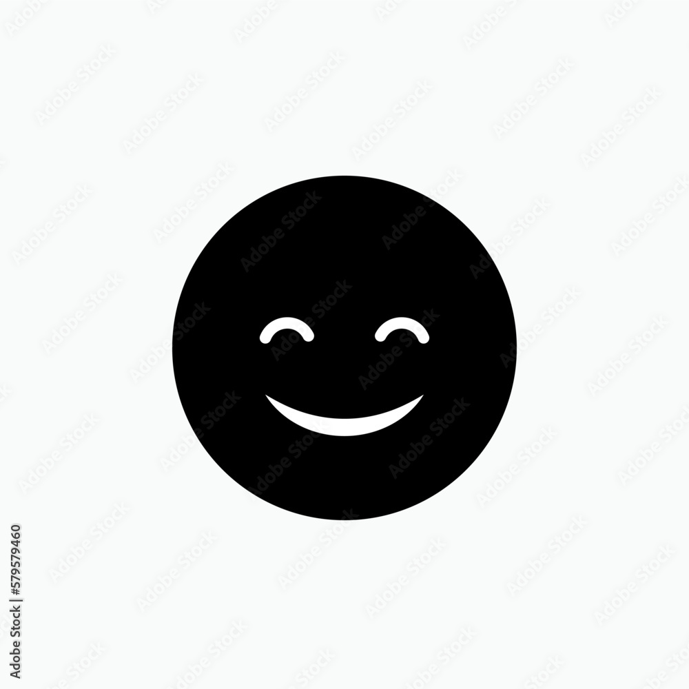 Smile Emoji Faces Vector Icon for Apps and Websites. Smile Emoji Faces Vector Icon for Apps and Websites.