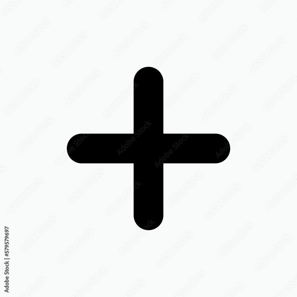 Add or Plus Icon - Vector. Add or Plus Icon - Vector.
