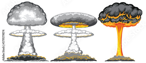 The Atomic Bomb Mushroom Cloud