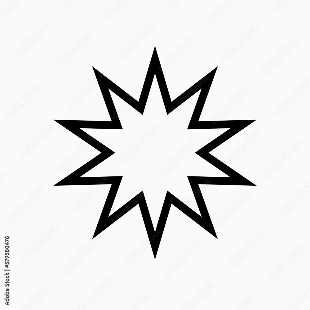 Star Icon. Explode Symbol - Vector, Sign for Design, Presentation, Website or Apps Elements. Star Icon. Explode Symbol - Vector, Sign for Design, Presentation, Website or Apps Elements.