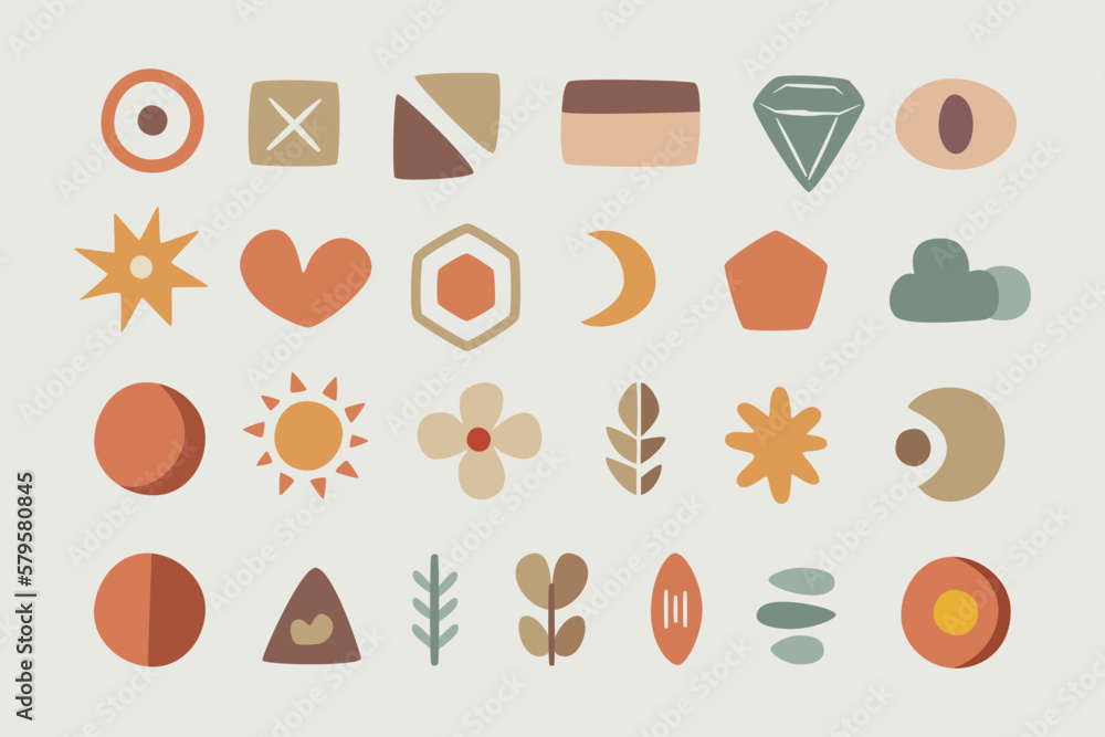 Hand-Drawn Abstract Shapes Collection Hand-Drawn Abstract Shapes Collection