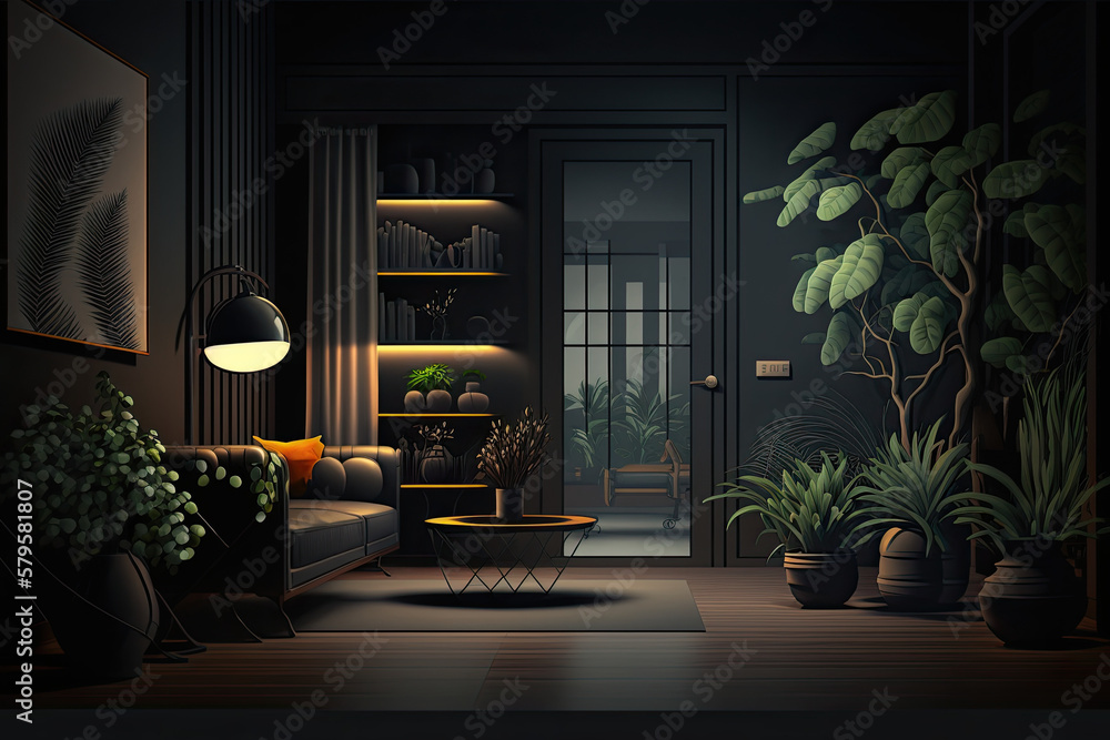 House Interior Background