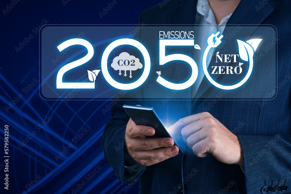 Net zero by 2050. Carbon Neutral Concepts Net Zero Emissions Goals