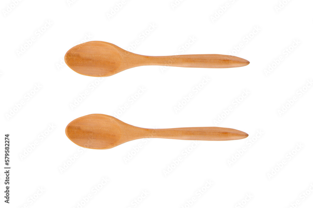 wooden spoon isolated on white background. wooden spoon isolated on white background.
