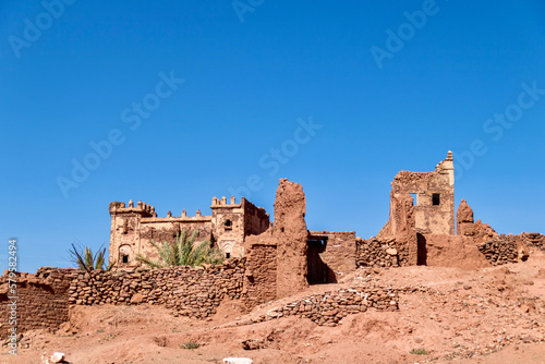 Exterior of the Telouet Kasbah in Morocco