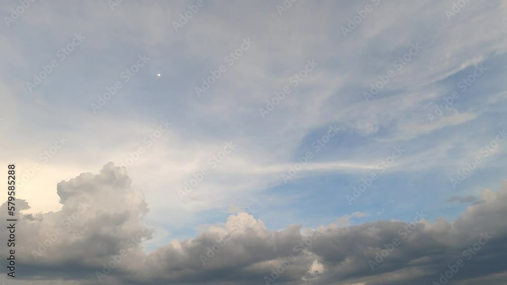 Heavenly sky timelapse 4k resolution. pastel color of cloudscape natural background. dark sheets of cloud moving low in the air. skyspace atmosphere, nature and environment concept. Heavenly sky timelapse 4k resolution. pastel color of cloudscape natural background. dark sheets of cloud moving low in the air. skyspace atmosphere, nature and environment concept.