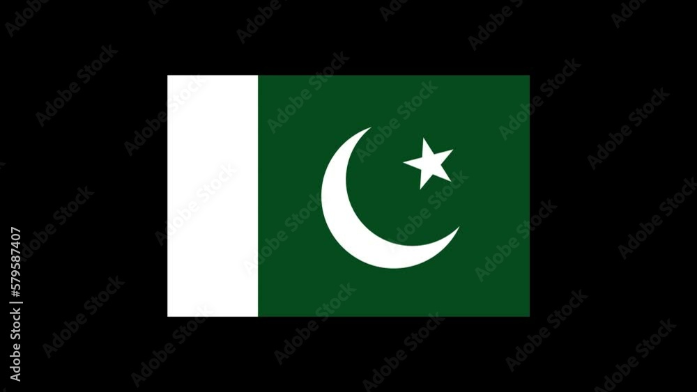 Pakistan flag animation green screen chroma key background 4K motion graphics Pakistan flag animation green screen chroma key background 4K motion graphics