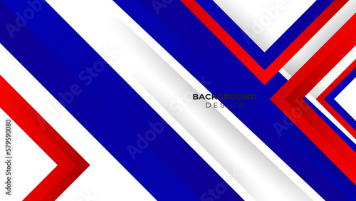 Free Download Modern abstract blue red and white geometry background vector - GFXLoad