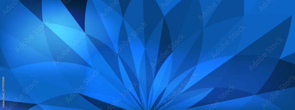 Fototapeta premium Modern blue pattern background