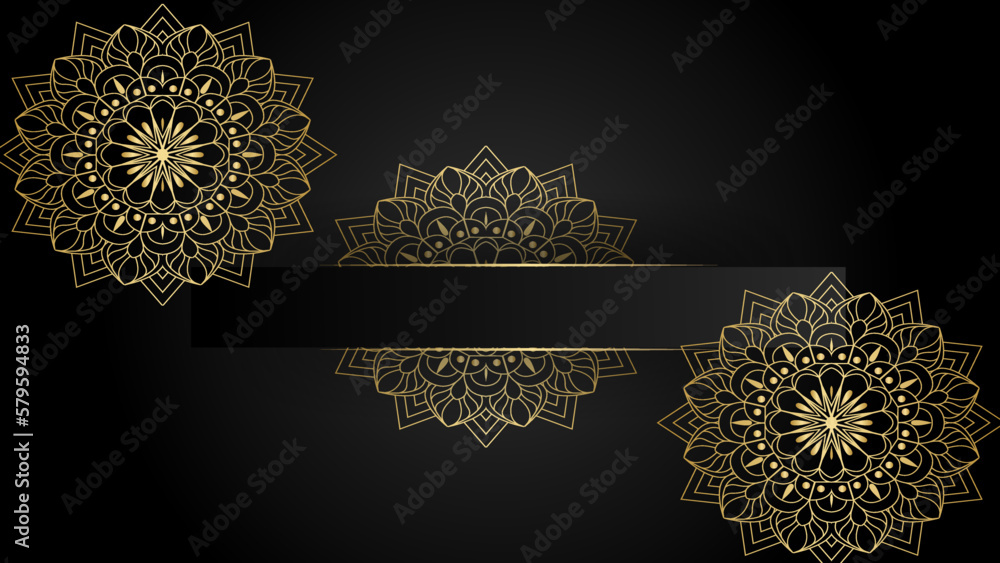 Mandala background vector Mandala background vector