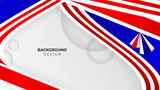Modern blue red and white background vector design