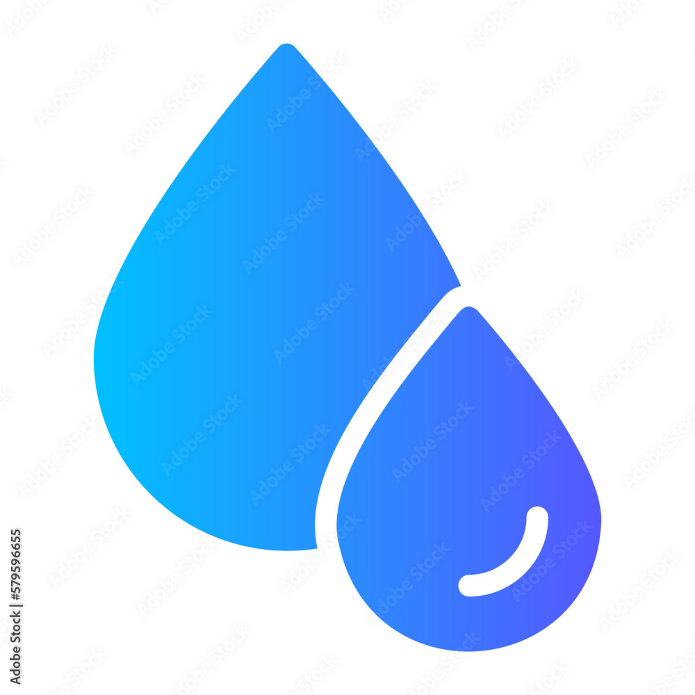 raindrop gradient icon raindrop gradient icon