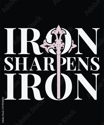 Iron iron sharpens 