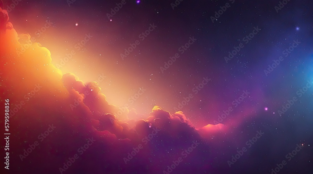 Deep space background illustration. Perfect for wallpapers, banners