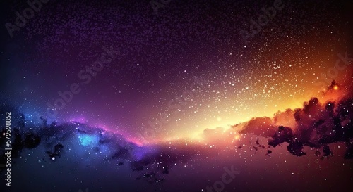 Deep space background illustration. Perfect for wallpapers, banners, backgrounds, and graphic design. © CreativeHymms