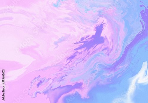 Abstract light blue and light pink marbled texture